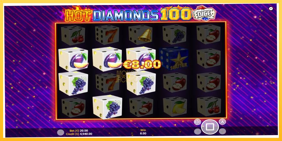 Игровой аппарат Hot Diamonds 100 Dice - игра на реальные деньги, картинка 2