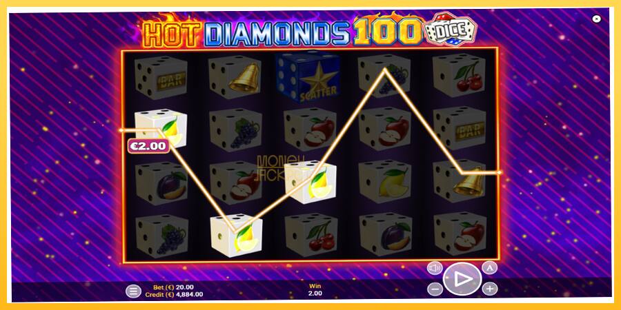 Игровой аппарат Hot Diamonds 100 Dice - игра на реальные деньги, картинка 3