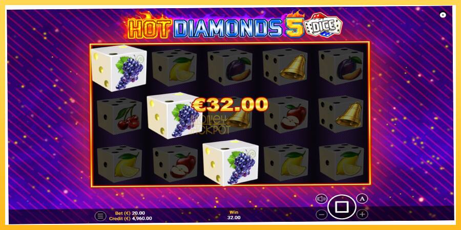 Игровой аппарат Hot Diamonds 5 Dice - игра на реальные деньги, картинка 2