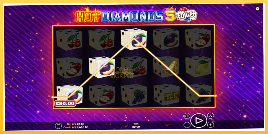 Игровой аппарат Hot Diamonds 5 Dice - игра на реальные деньги, картинка 3