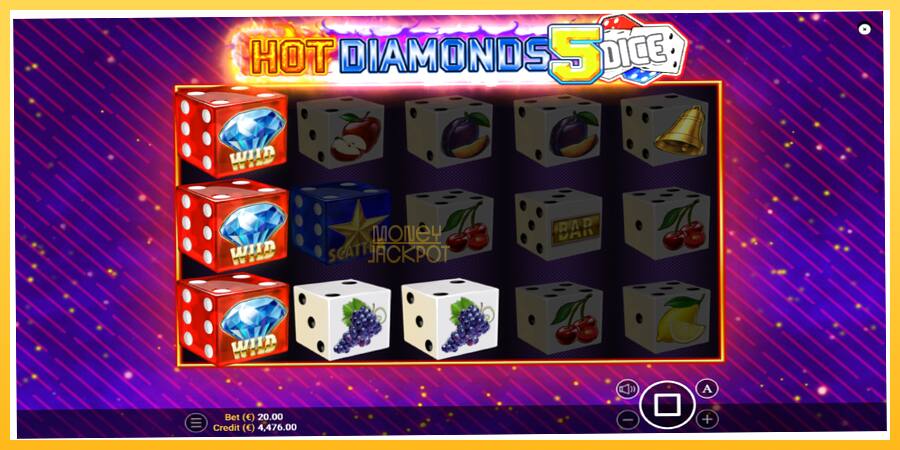 Игровой аппарат Hot Diamonds 5 Dice - игра на реальные деньги, картинка 4