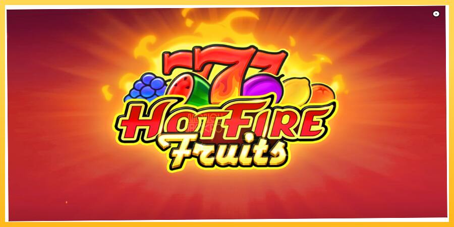 Игровой аппарат Hot Fire Fruits - игра на реальные деньги, картинка 1