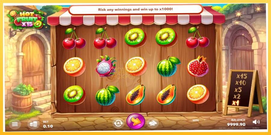 Игровой аппарат Hot Fruit x15 - игра на реальные деньги, картинка 1