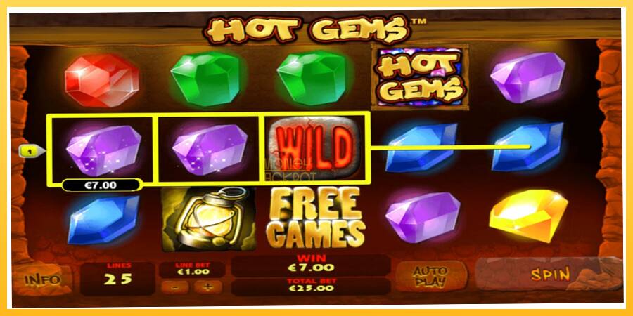 Игровой аппарат Hot Gems - игра на реальные деньги, картинка 2