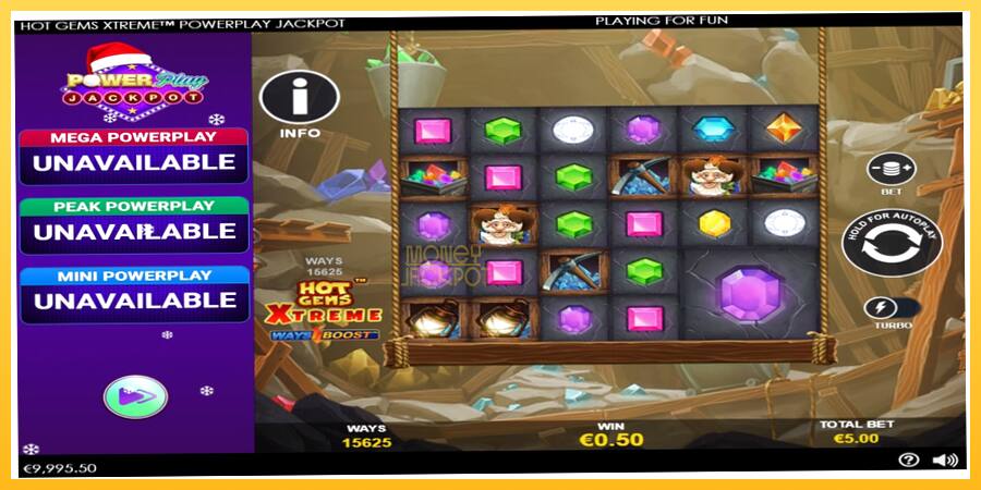 Игровой аппарат Hot Gems Xtreme PowerPlay Jackpot - игра на реальные деньги, картинка 2