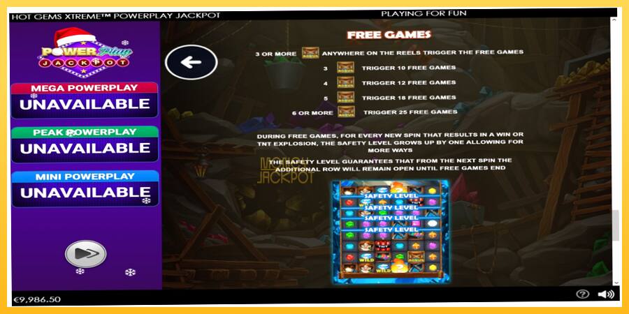 Игровой аппарат Hot Gems Xtreme PowerPlay Jackpot - игра на реальные деньги, картинка 6