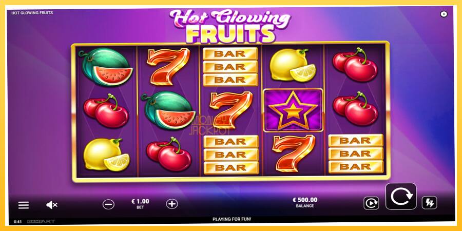 Игровой аппарат Hot Glowing Fruits - игра на реальные деньги, картинка 2