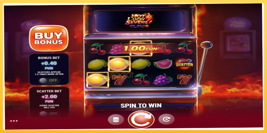 Игровой аппарат Hot Lucky Sevens Claw - игра на реальные деньги, картинка 2