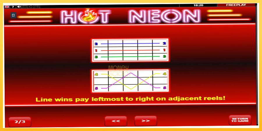 Игровой аппарат Hot Neon - игра на реальные деньги, картинка 6