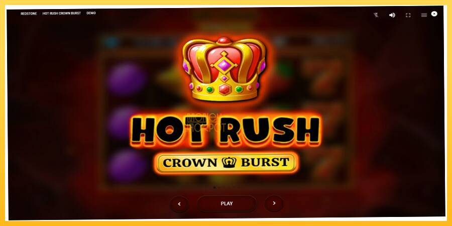 Игровой аппарат Hot Rush Crown Burst - игра на реальные деньги, картинка 1