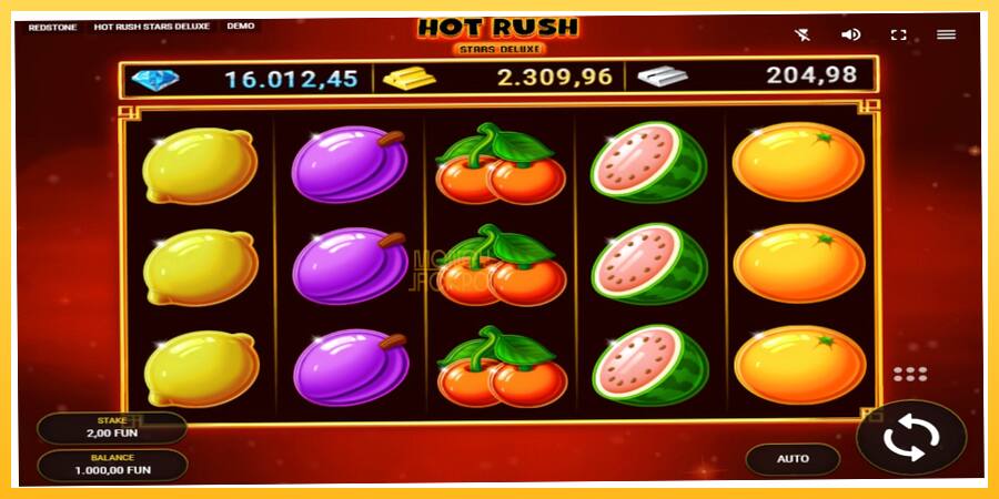 Игровой аппарат Hot Rush Stars Deluxe - игра на реальные деньги, картинка 1