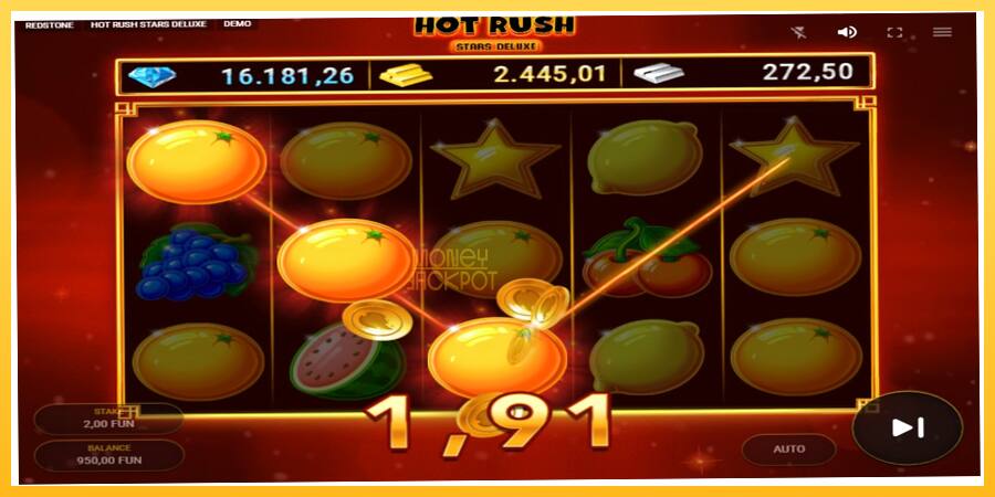 Игровой аппарат Hot Rush Stars Deluxe - игра на реальные деньги, картинка 2