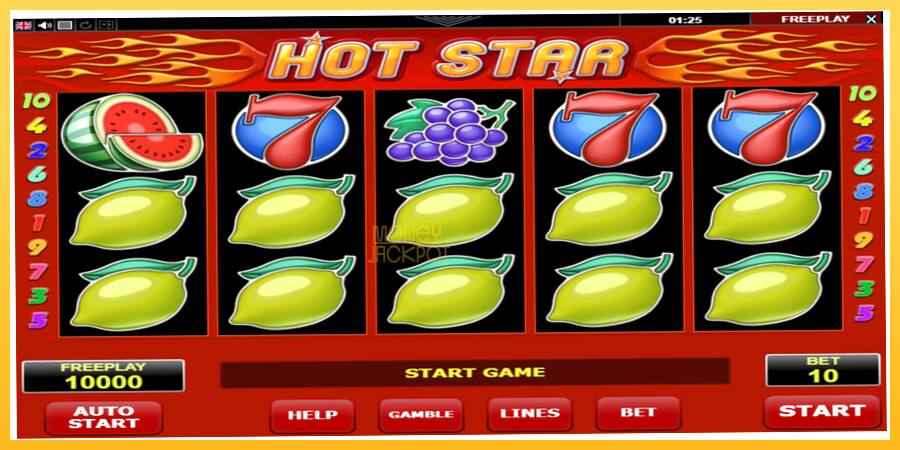 Игровой аппарат Hot Star - игра на реальные деньги, картинка 2