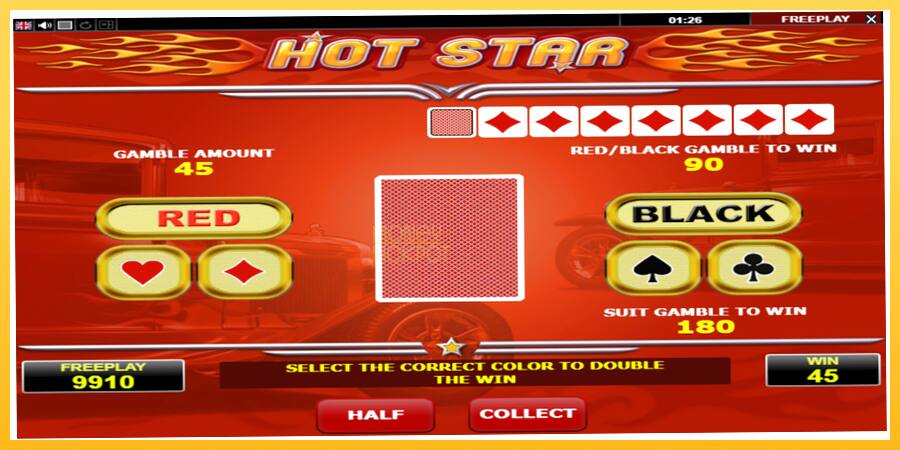 Игровой аппарат Hot Star - игра на реальные деньги, картинка 4