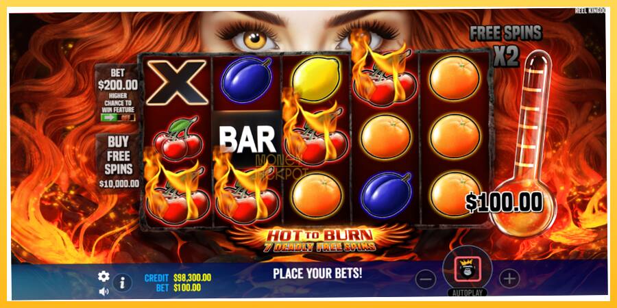 Игровой аппарат Hot to Burn - 7 Deadly Free Spins - игра на реальные деньги, картинка 4