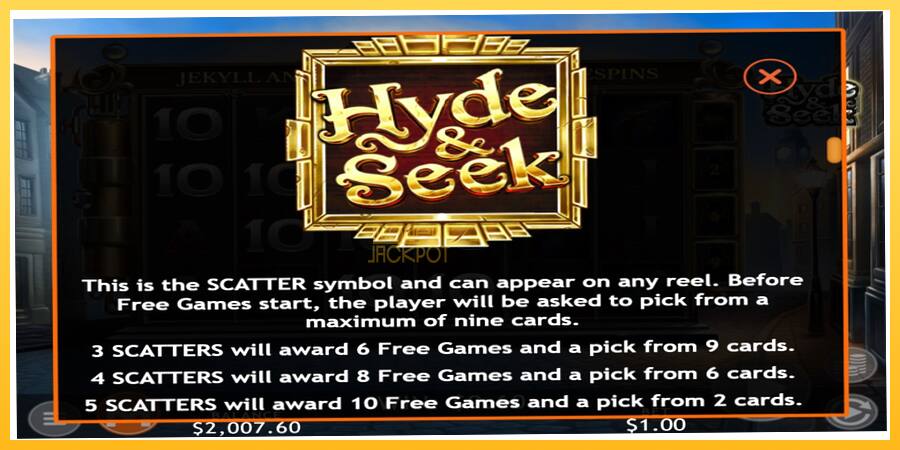 Игровой аппарат Hyde & Seek - игра на реальные деньги, картинка 6