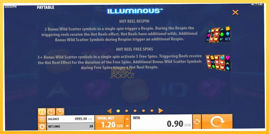 Игровой аппарат Illuminous - игра на реальные деньги, картинка 4