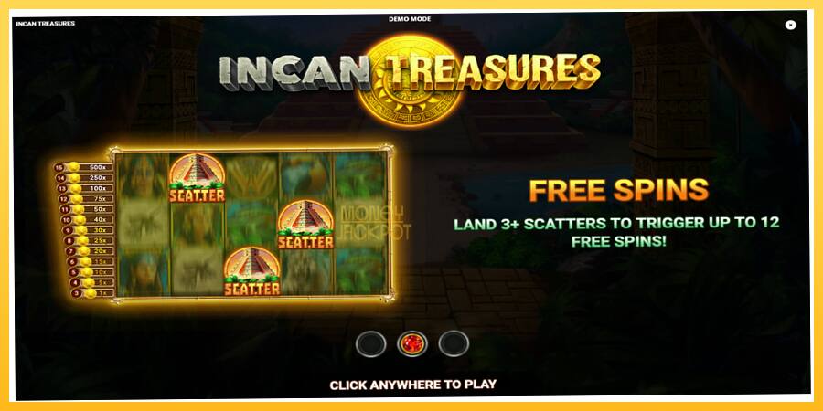 Игровой аппарат Incan Treasures - игра на реальные деньги, картинка 1