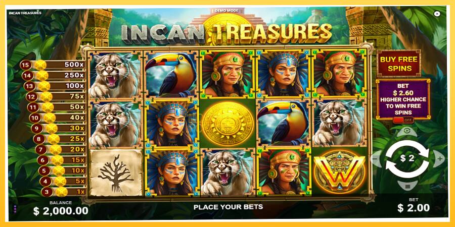 Игровой аппарат Incan Treasures - игра на реальные деньги, картинка 2