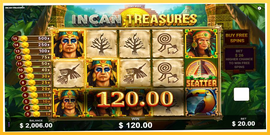 Игровой аппарат Incan Treasures - игра на реальные деньги, картинка 4