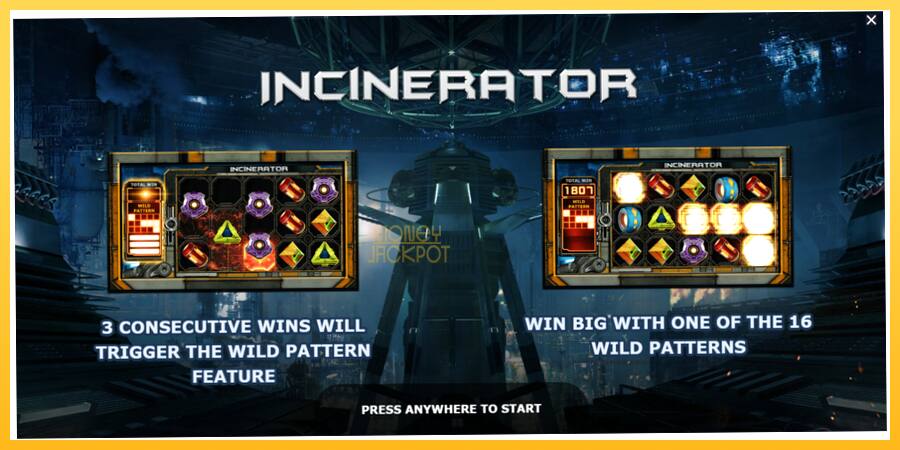 Игровой аппарат Incinerator - игра на реальные деньги, картинка 1