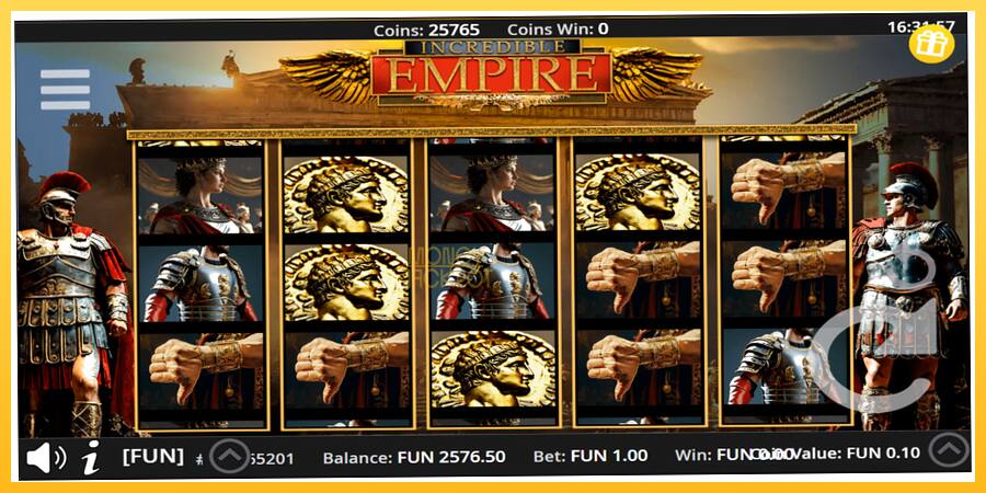 Игровой аппарат Incredible Empire - игра на реальные деньги, картинка 1