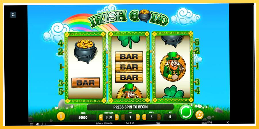 Игровой аппарат Irish Gold - игра на реальные деньги, картинка 1