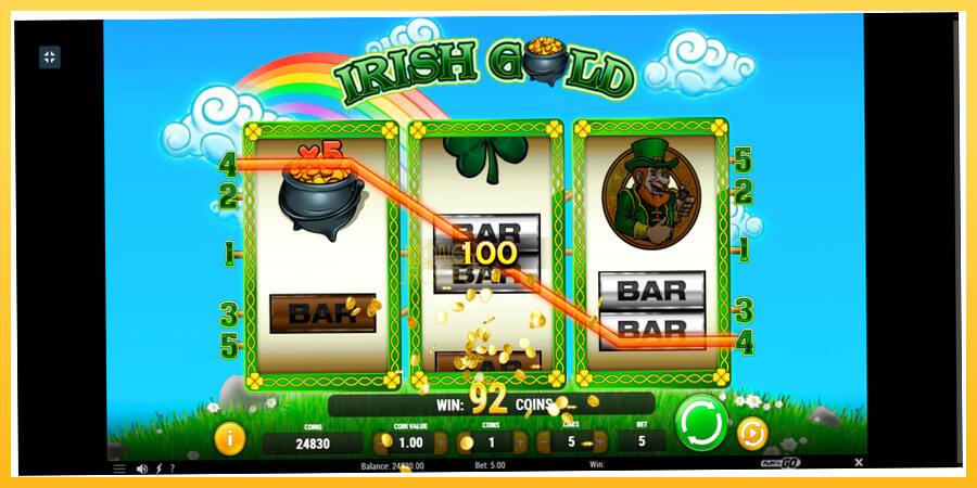 Игровой аппарат Irish Gold - игра на реальные деньги, картинка 5