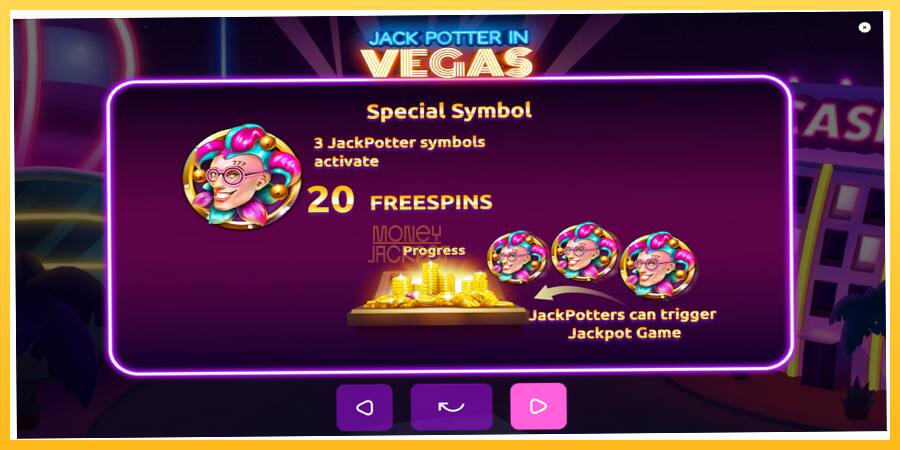 Игровой аппарат Jack Potter in Vegas - игра на реальные деньги, картинка 5