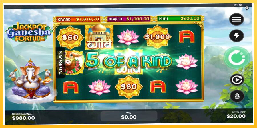 Игровой аппарат Jackpot Ganesha Fortune - игра на реальные деньги, картинка 3