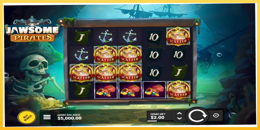 Игровой аппарат Jawsome Pirates - игра на реальные деньги, картинка 1