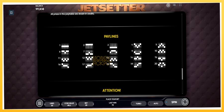 Игровой аппарат Jetsetter - игра на реальные деньги, картинка 7