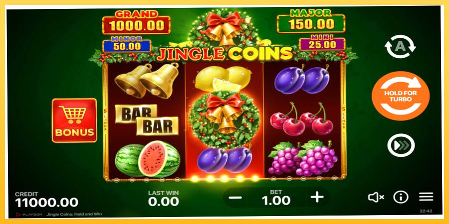 Игровой аппарат Jingle Coins - игра на реальные деньги, картинка 2