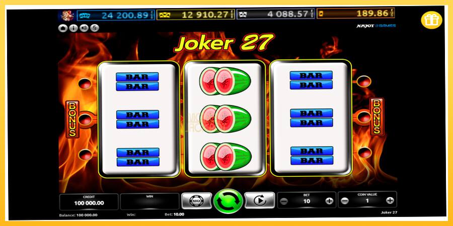 Игровой аппарат Joker 27 - игра на реальные деньги, картинка 1