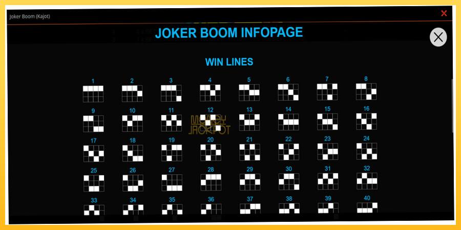 Игровой аппарат Joker Boom - игра на реальные деньги, картинка 3