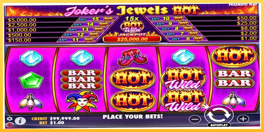 Игровой аппарат Jokers Jewels Hot - игра на реальные деньги, картинка 1