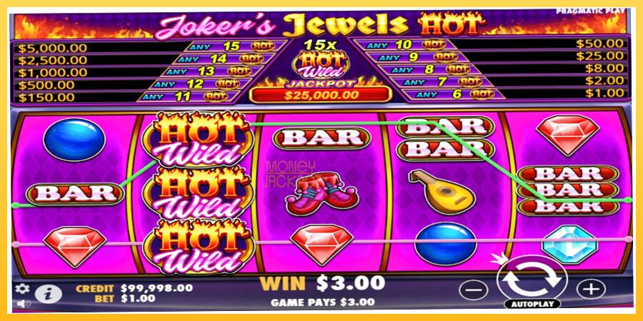 Игровой аппарат Jokers Jewels Hot - игра на реальные деньги, картинка 2