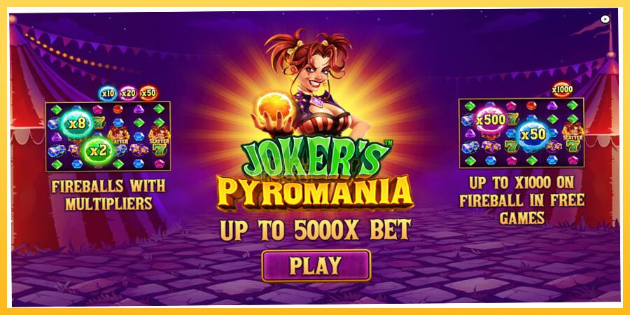 Игровой аппарат Jokers Pyromania - игра на реальные деньги, картинка 1