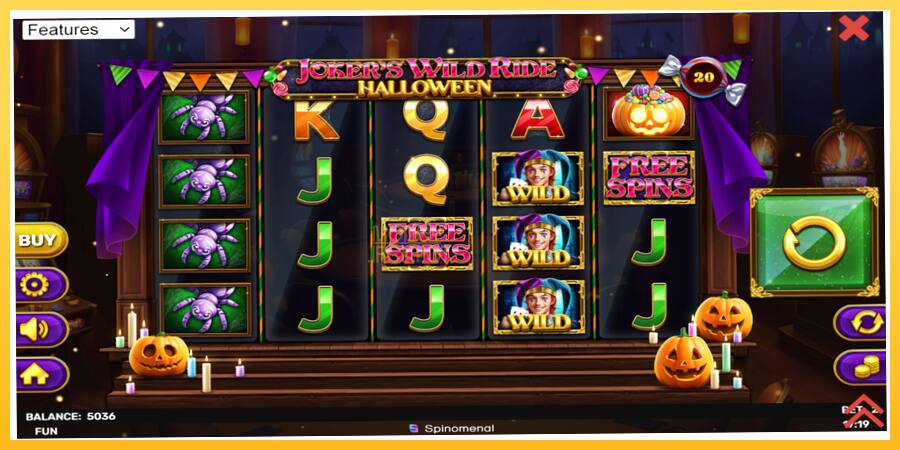 Игровой аппарат Jokers Wild Ride Halloween - игра на реальные деньги, картинка 2