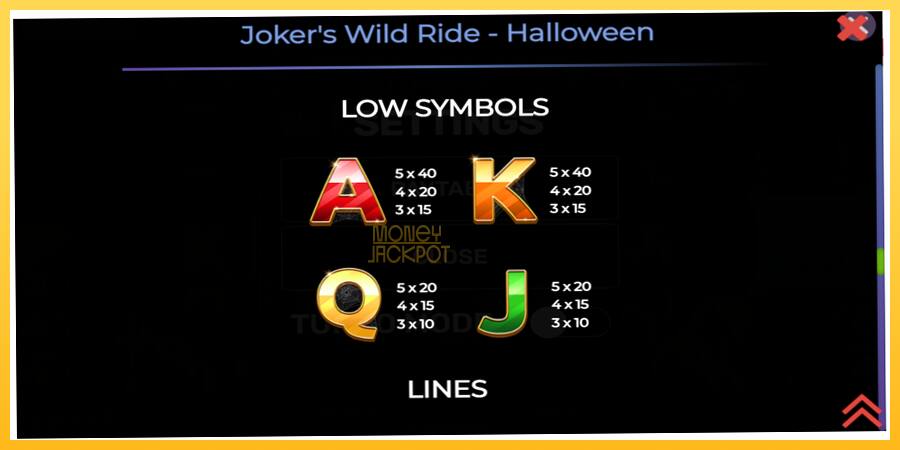 Игровой аппарат Jokers Wild Ride Halloween - игра на реальные деньги, картинка 6