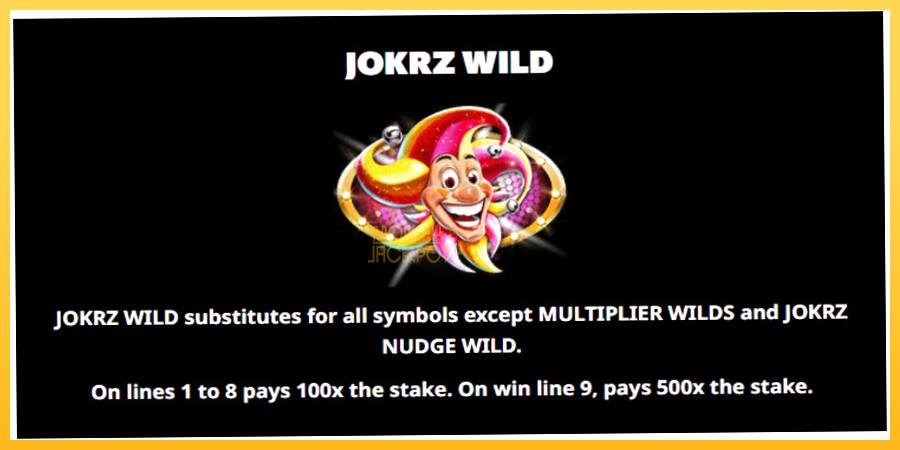 Игровой аппарат Jokrz Wild Jackpot - игра на реальные деньги, картинка 5