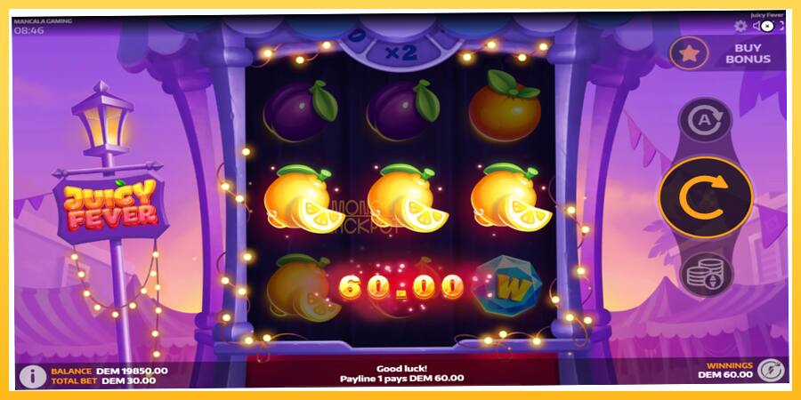 Игровой аппарат Juicy Fever - игра на реальные деньги, картинка 3