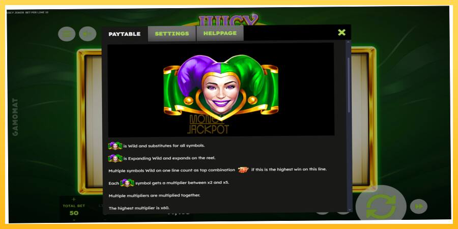 Игровой аппарат Juicy Joker - игра на реальные деньги, картинка 5