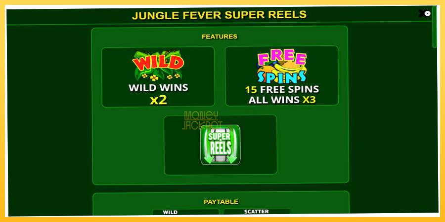 Игровой аппарат Jungle Fever Super Reels - игра на реальные деньги, картинка 5