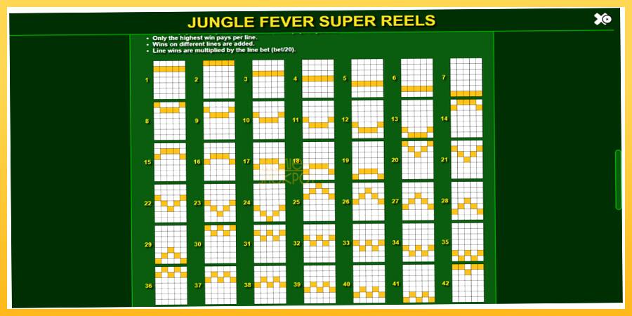 Игровой аппарат Jungle Fever Super Reels - игра на реальные деньги, картинка 7