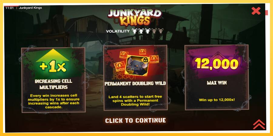 Игровой аппарат Junkyard Kings - игра на реальные деньги, картинка 1