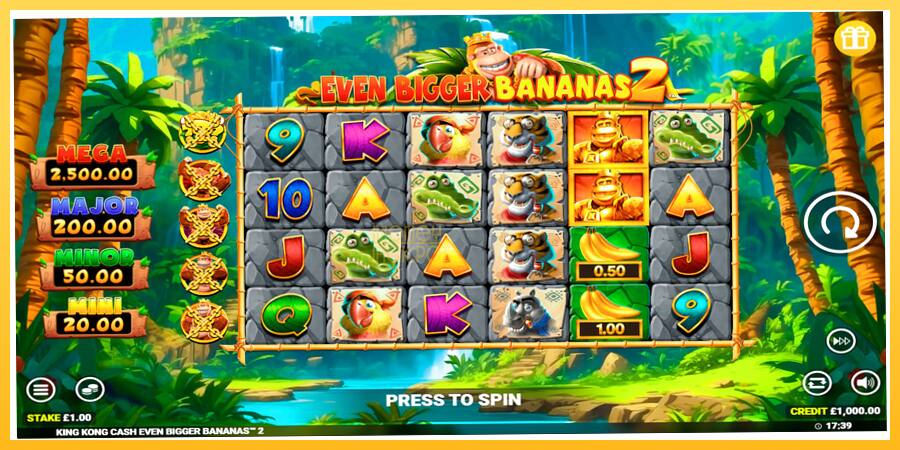 Игровой аппарат King Kong Cash Even Bigger Bananas 2 - игра на реальные деньги, картинка 1