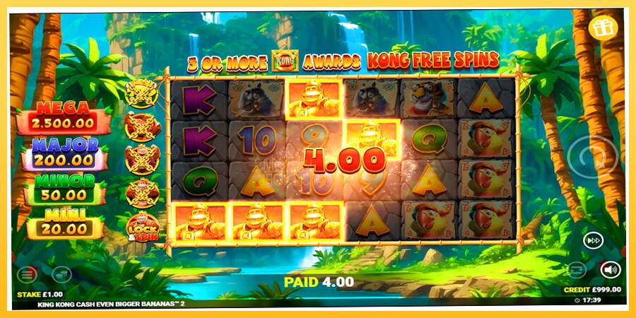 Игровой аппарат King Kong Cash Even Bigger Bananas 2 - игра на реальные деньги, картинка 4