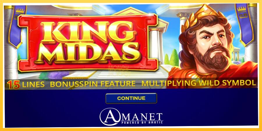 Игровой аппарат King Midas - игра на реальные деньги, картинка 1