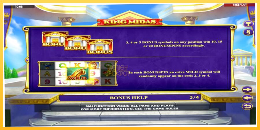 Игровой аппарат King Midas - игра на реальные деньги, картинка 6